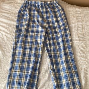 Zaful Blue flannel pattern joggers, worn once